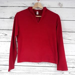 🙋‍♀️Gap Kids Basic Hoodie Boys Fleece  Xs Red